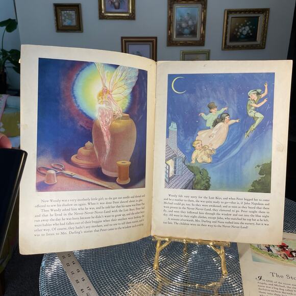Vintage Soft Cover, The Peter Pan Story Picture Book 1934 - Picture 8 of 16